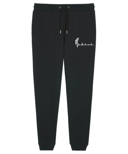 Black Jogginsbroek (unisex) - Yelahiah Text