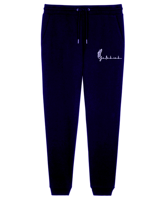 Black Jogginsbroek (unisex) - Yelahiah Text